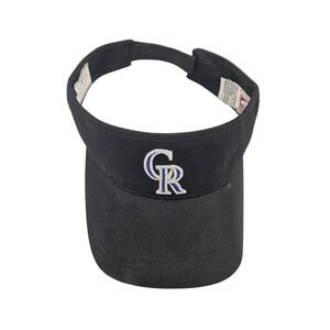 Annco Colorado Rockies Visor MLB Baseball Cap Hat Black Adjustable‎